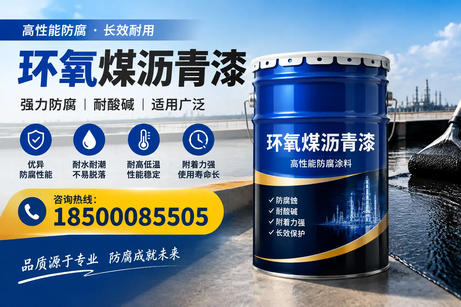 环氧煤沥青漆的优缺点分析，黑河用户必看指南